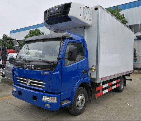 Dongfeng Diesel Freezer Cargo Container Truck 8T Để giao thuốc