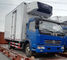 Camión de contenedores de carga 8T para la entrega de medicamentos